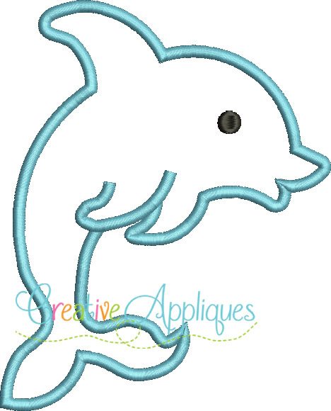Dolphin Applique - Creative Appliques