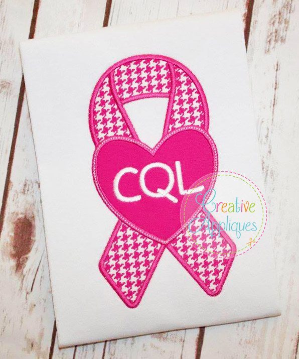Monogram Ribbon Applique Creative Appliques